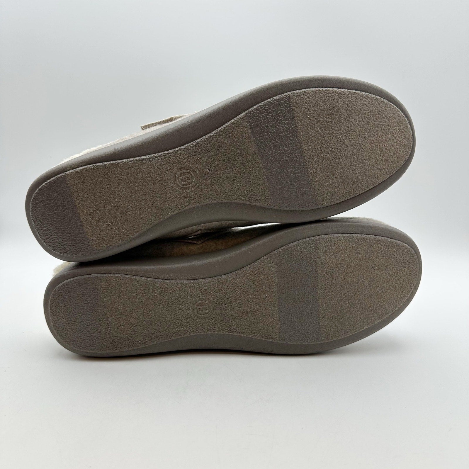 Bzees Womens Eternity Mules Size 7 M EU 37 Beige Taupe Slip On NIB