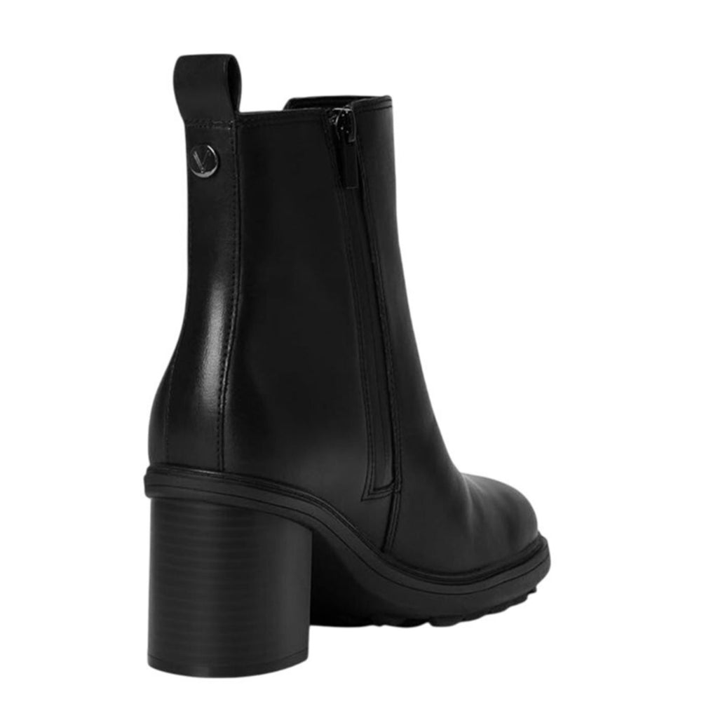 VIONIC Womens Truckee Booties Size 9 Wide Black Leather Waterproof NIB