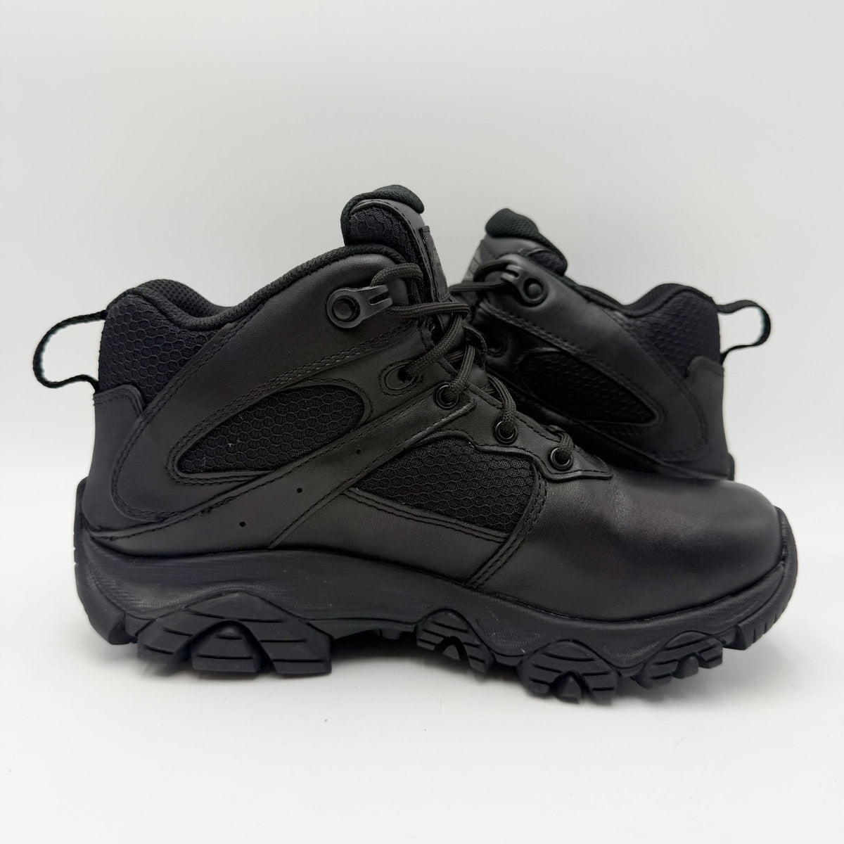 Merrell Work Womens Moab 3 Response Mid Boot Size 6 Black Leather Waterproof NIB