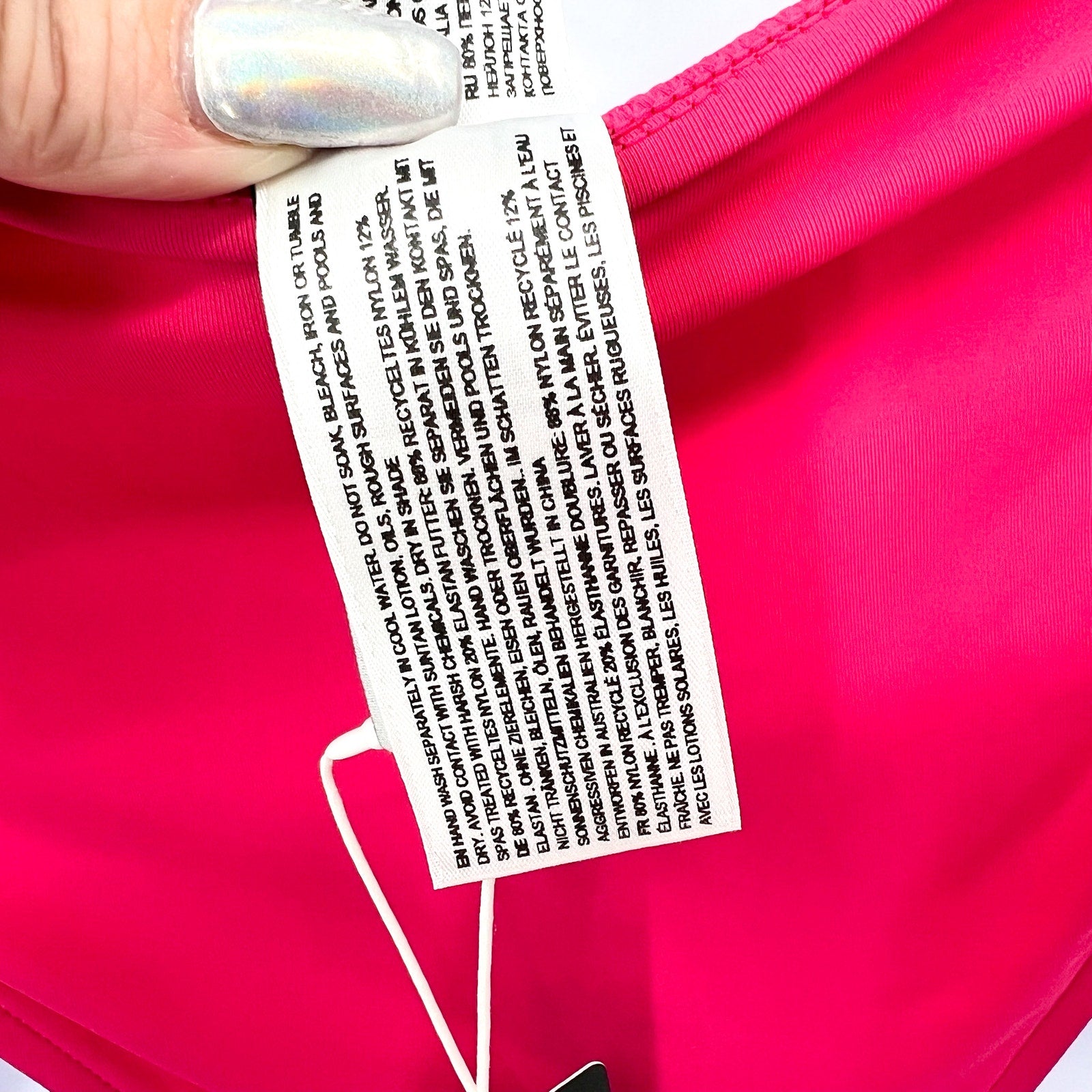 SEAFOLLY Women's Twist Band Hipster Bikini Bottom Size 4 Pink Raspberry NWT