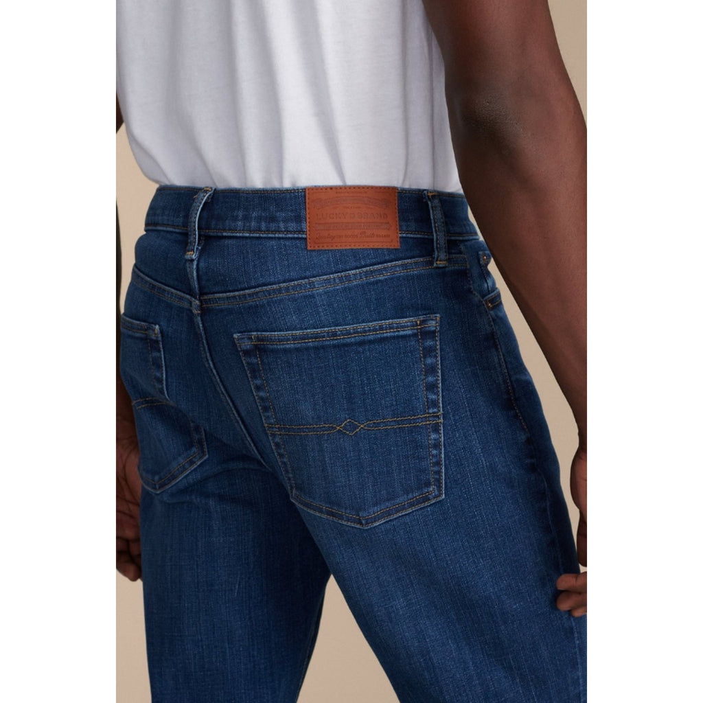 LUCKY BRAND Men's Easy Rider Bootcut Jeans 38x30 Blue Dawson Coolmax Stretch NWT