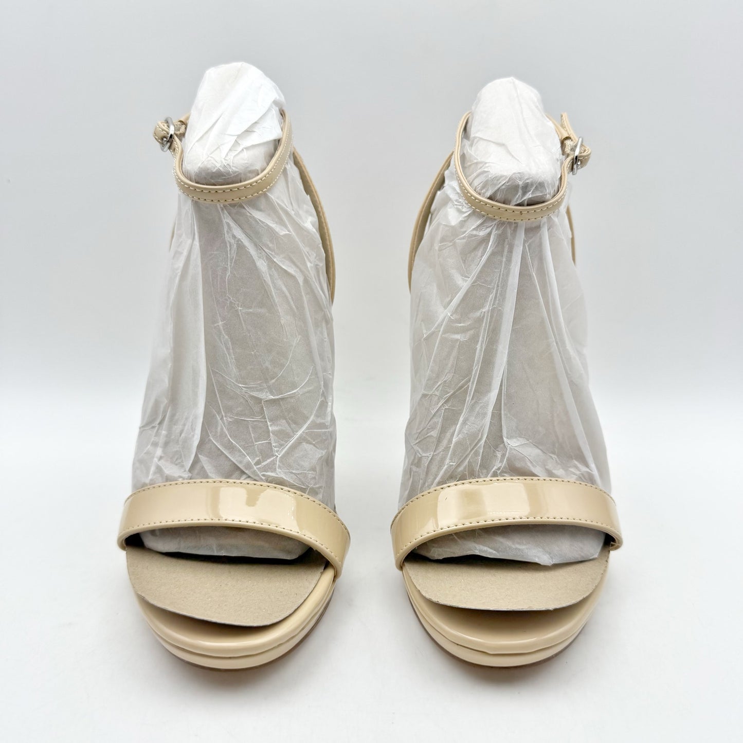 Nine West Womens Loola High Stiletto Heels US 6 M EU 36.5 Light Natural NIB