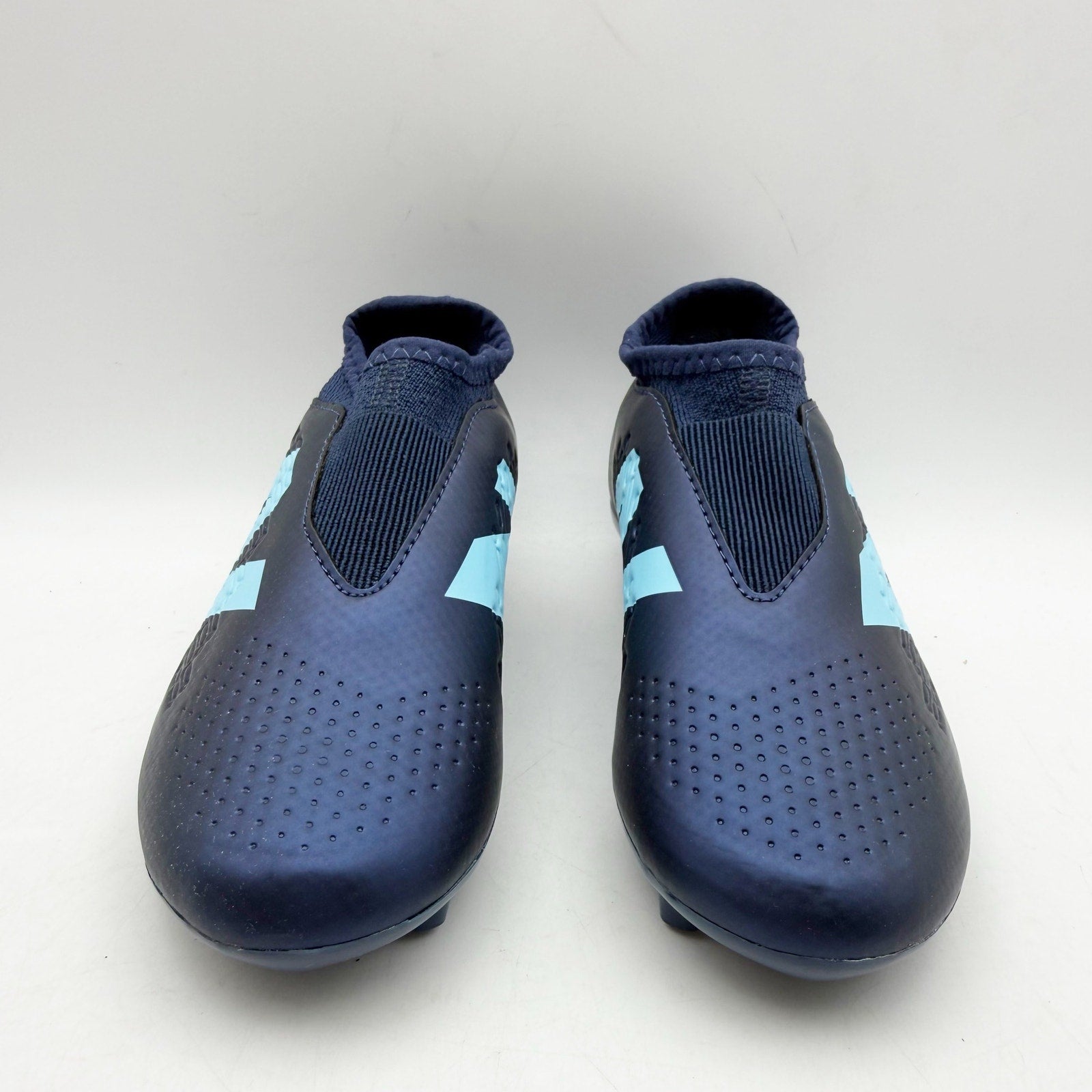 New Balance Kids Tekela Magique FG V4+ Football Cleats US 12 EU 30 Navy NIB