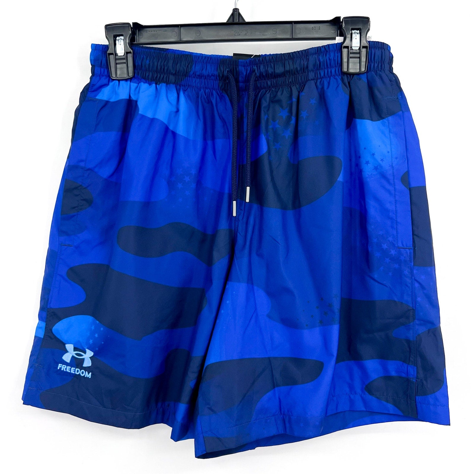 UNDER ARMOUR Men's Freedom 7" Volley Shorts Small Team Royal Blue Camo NWT