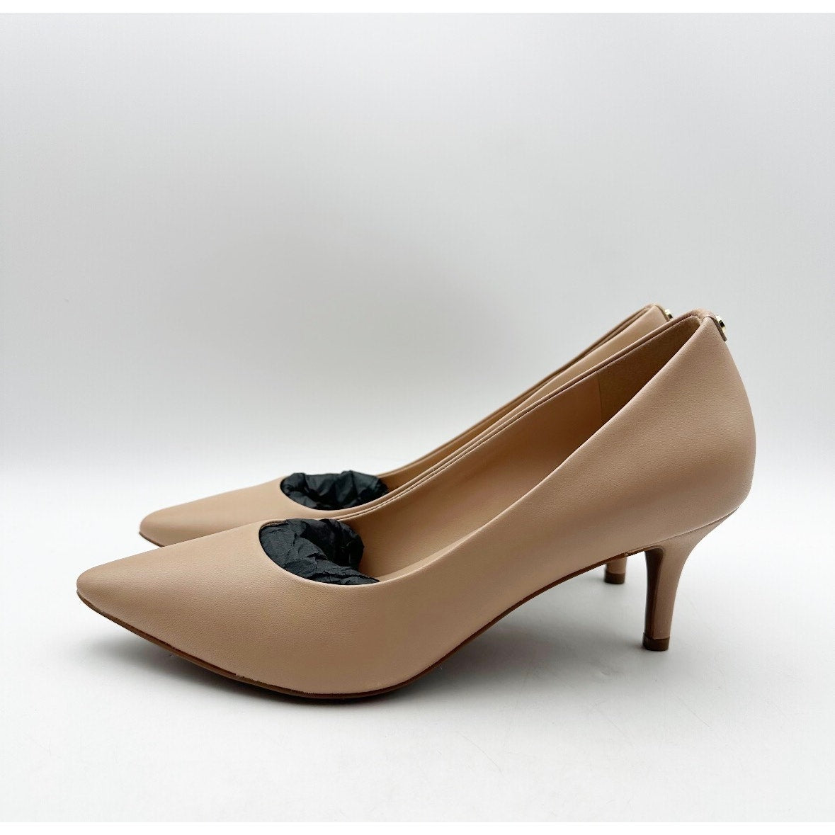 Cole Haan Womens Go-to Park Pump Size 7.5 EU 38 Tan Nude Leather 65 mm Heels NIB
