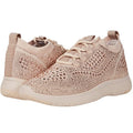 BLONDO Womens Kanon Casual Sneakers Size 6 Blush Pink Rhinestone Waterproof NWOB