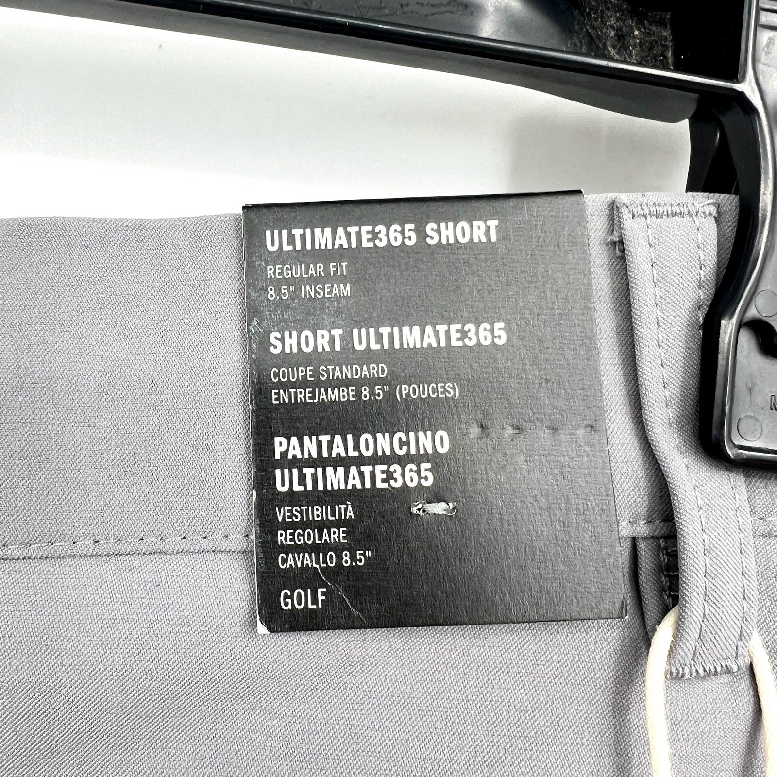 ADIDAS Men's Ultimate365 5-Pocket Golf Shorts Size 35 Grey Three Athletic NWT