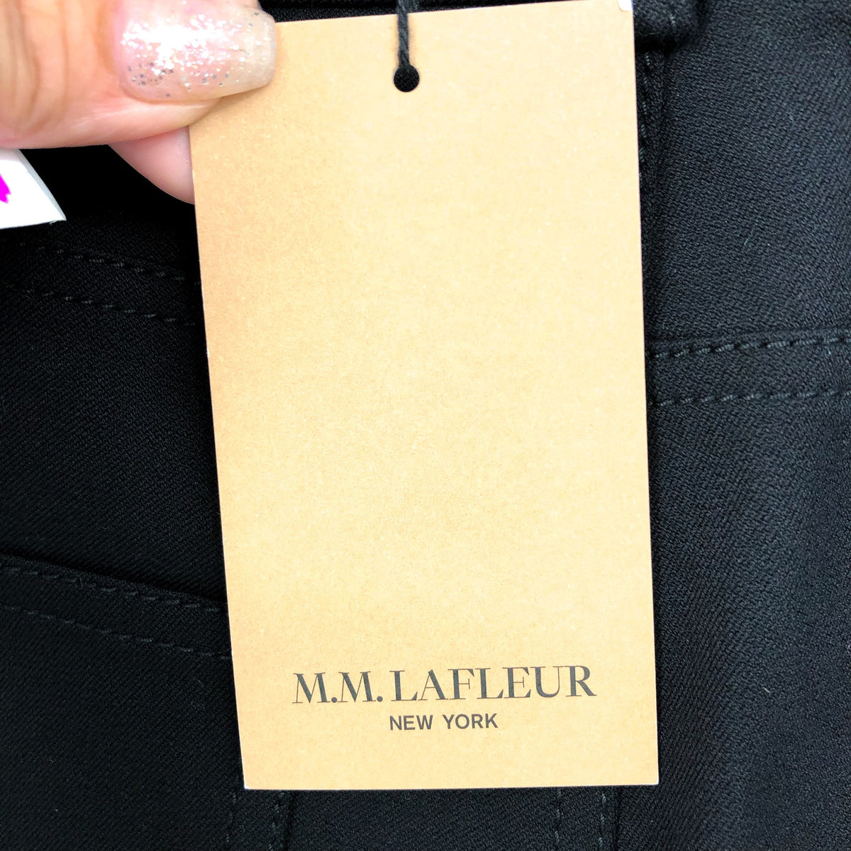 M.M LAFLEUR The Archie 1.0 Jean Size 6 Black Eco Better Than Denim NWT