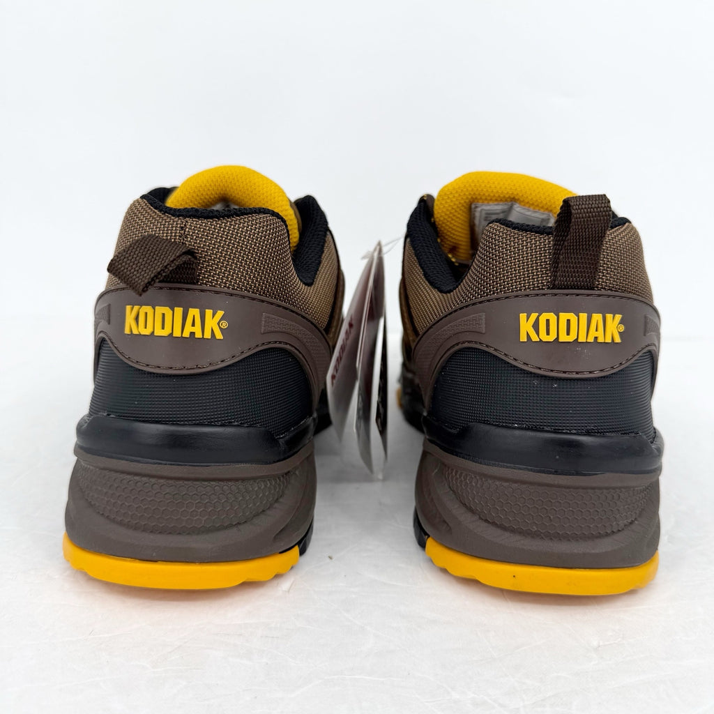 Kodiak Mens Rapid Work Sneakers US 11 Brown Leather WP Comp Toe EH NIB