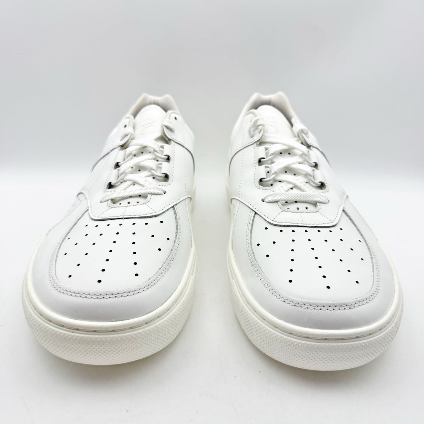 SAS Mens High Street Leather Sneakers US 10 XW EU 43 White Lace-Up NIB