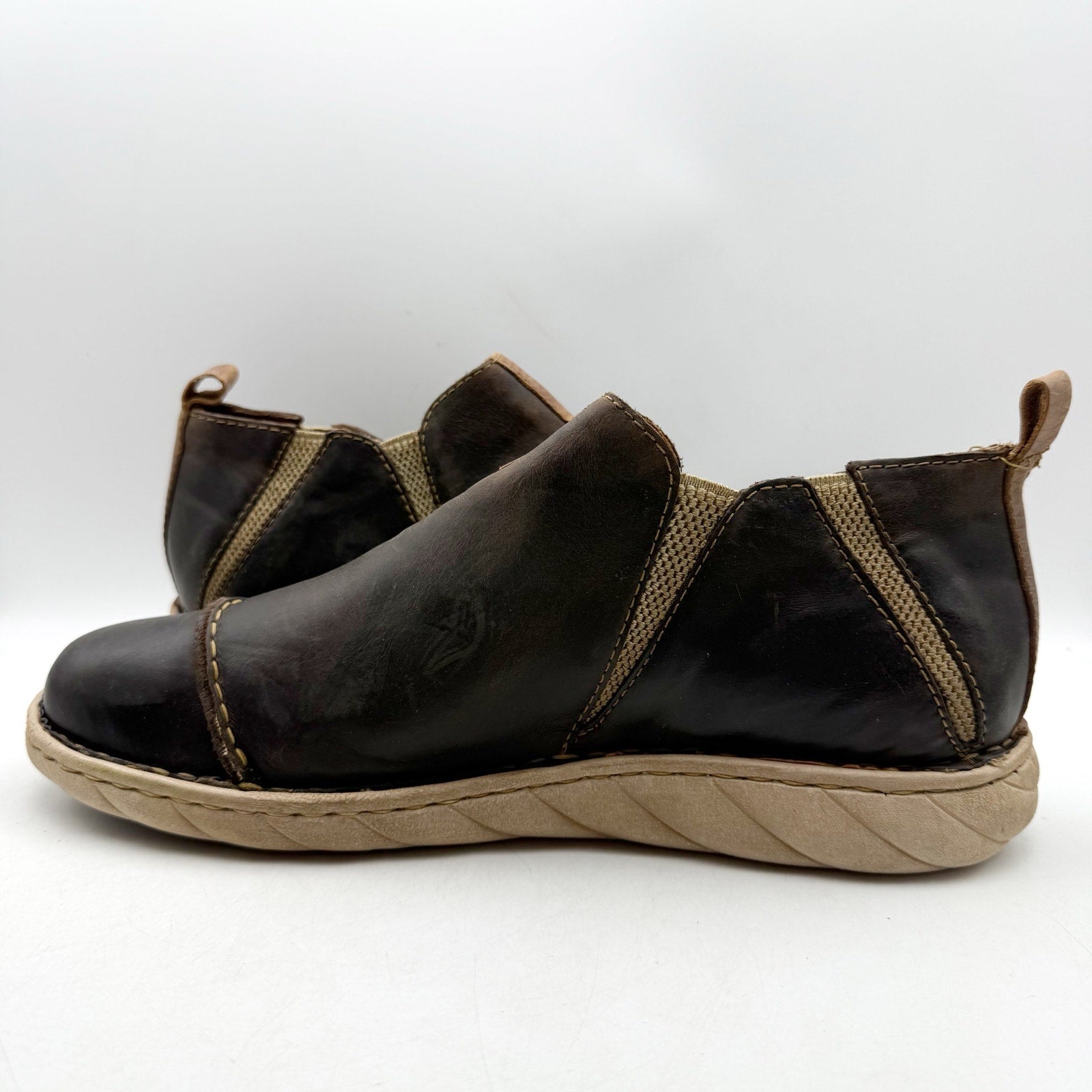 Tony Lama Mens Ankle Boots US 14 EU 47 Brown Leather NWOB