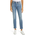 RE/DONE Women's Mid 80s Slim Straight Leg Jeans 26x27 US 2 Blue High Waist NWT
