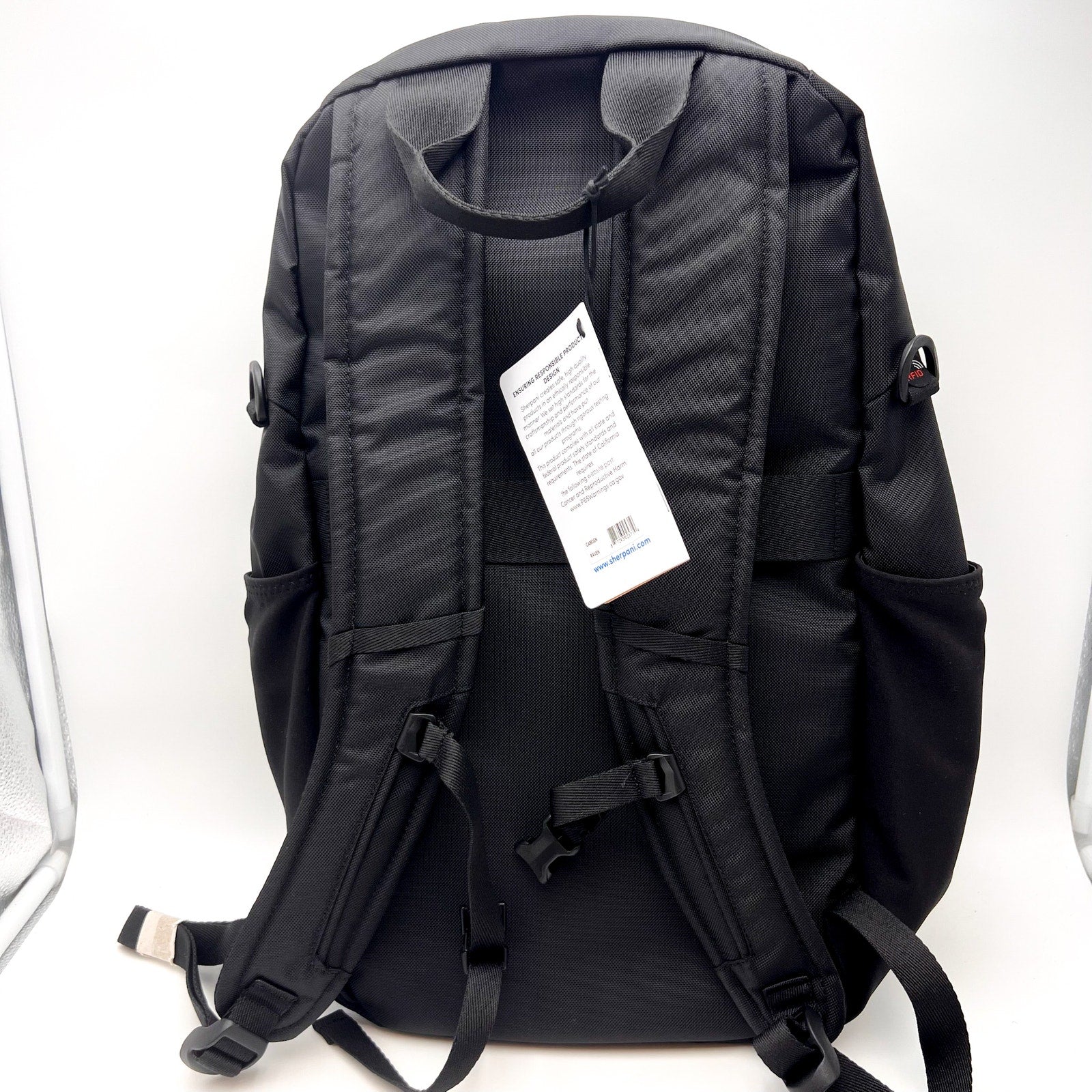SHERPANI Camden Convertible 3 in 1 Tote Bag Travel Backpack One Size Black NWT