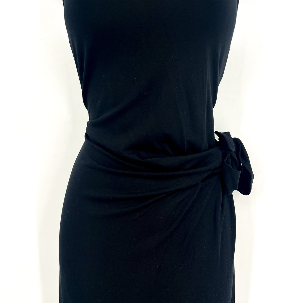 LILLY PULITZER Womens Bryson Sleeveless Maxi Dress Small Black Tie Waist NWT