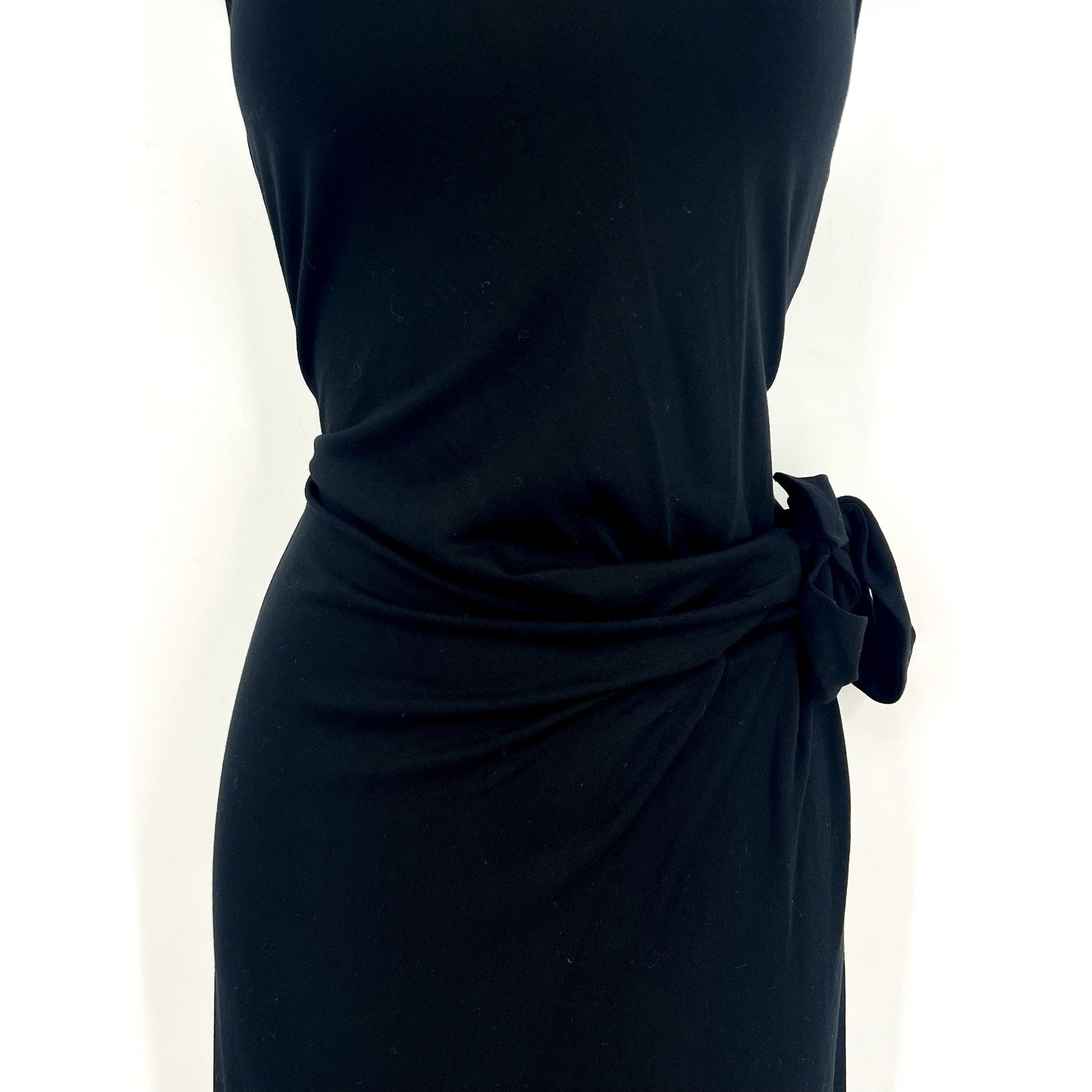 LILLY PULITZER Womens Bryson Sleeveless Maxi Dress Small Black Tie Waist NWT