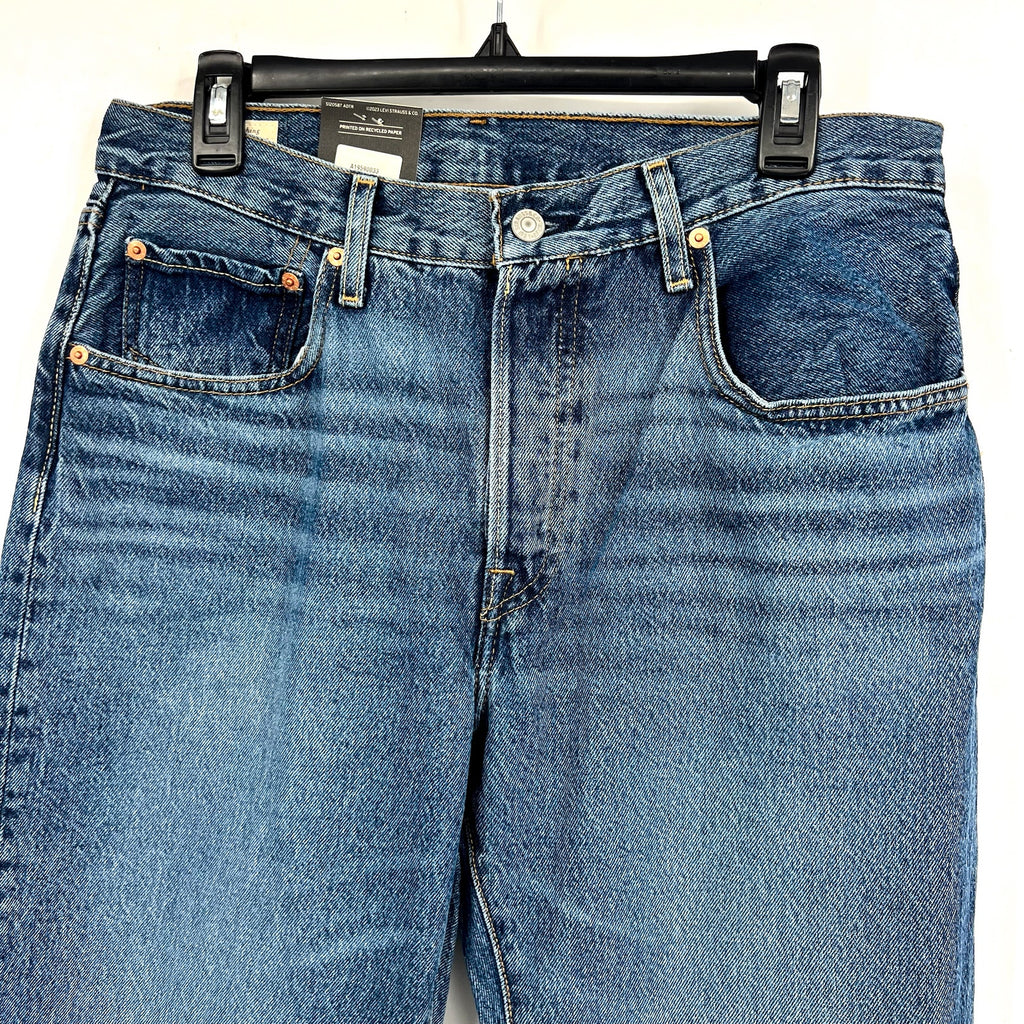 LEVI'S Womens 501 90s Straight Jean 30x30 10 Not My News Channel A19590033 NWT