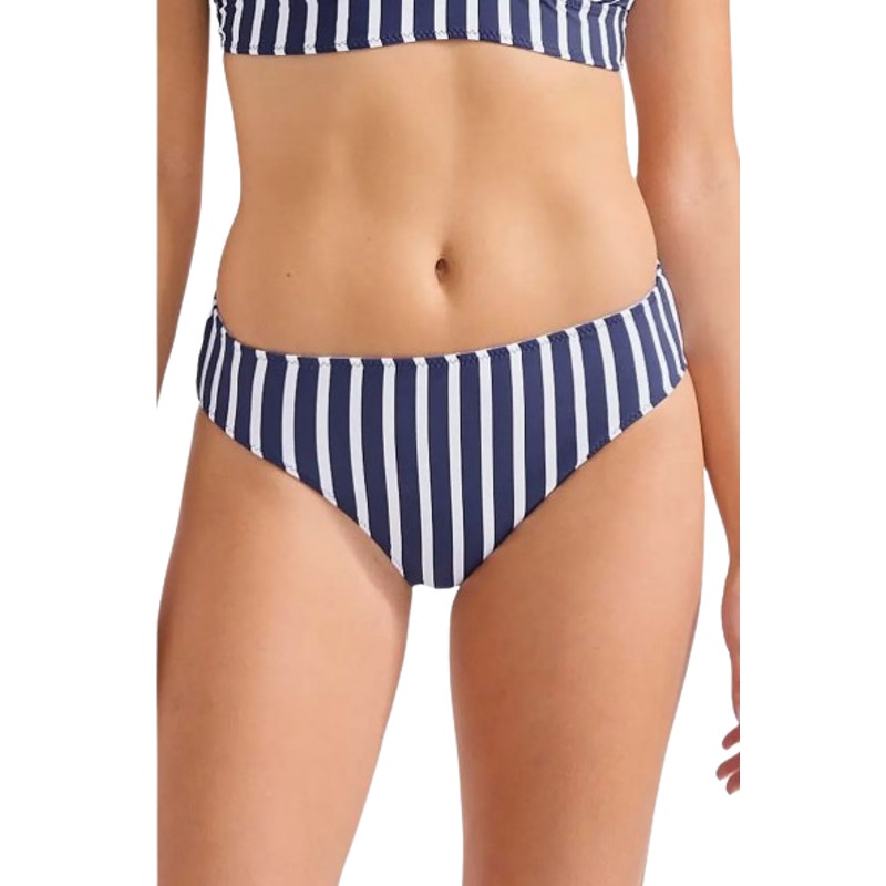 TOMMY BAHAMA Coastline Stripe Reversible Bikini Bottoms Small Blue White NWT