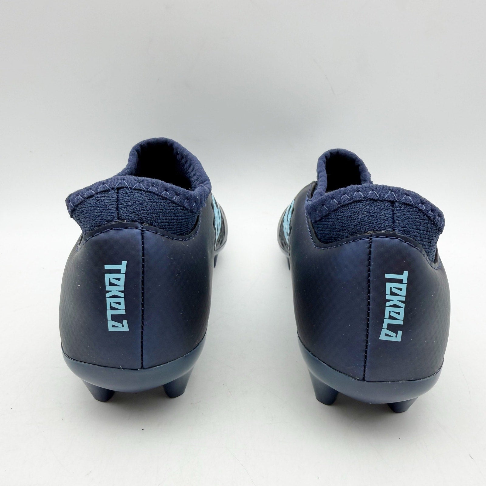 New Balance Kids Tekela Magique FG V4+ Football Cleats US 12 EU 30 Navy NIB