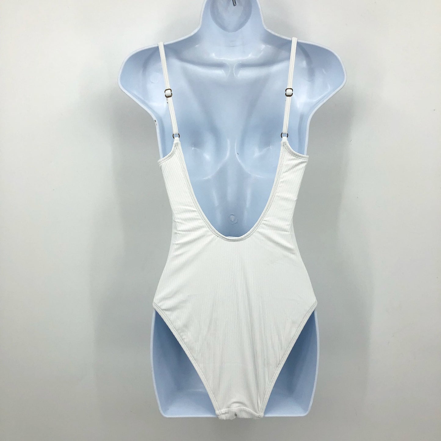 ANDIE SWIM Laguna Ribbed One Piece Swimsuit White XS Tall US 0-2