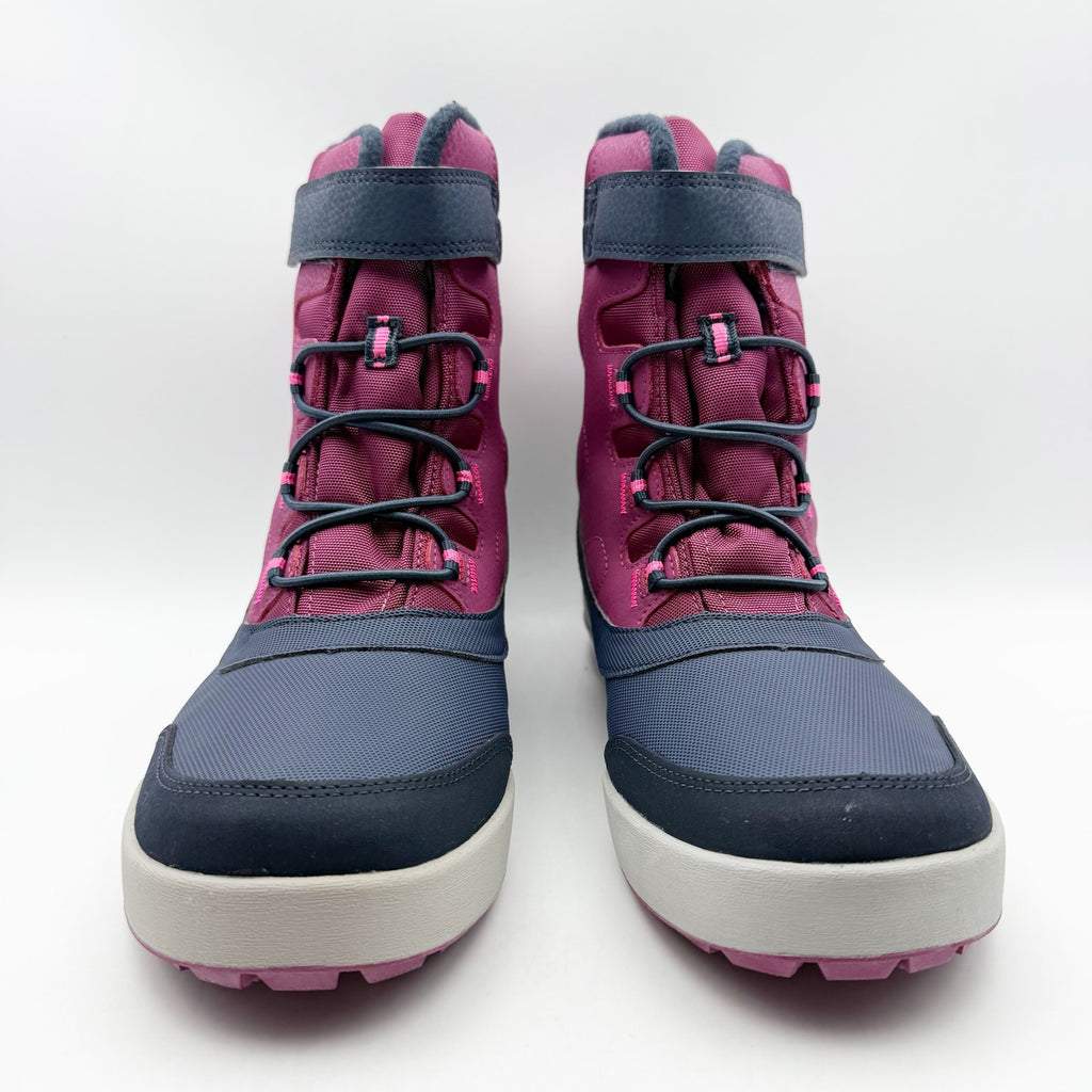 Merrell Big Kids Snow Storm Winter Boots Size 7 Pink Berry Navy Waterproof NIB