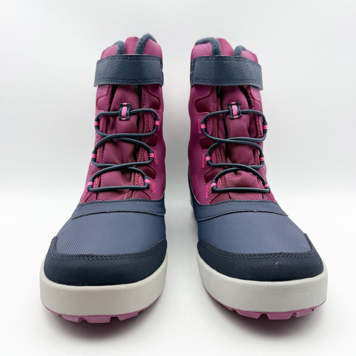 Merrell Big Kids Snow Storm Winter Boots Size 7 Pink Berry Navy Waterproof NIB