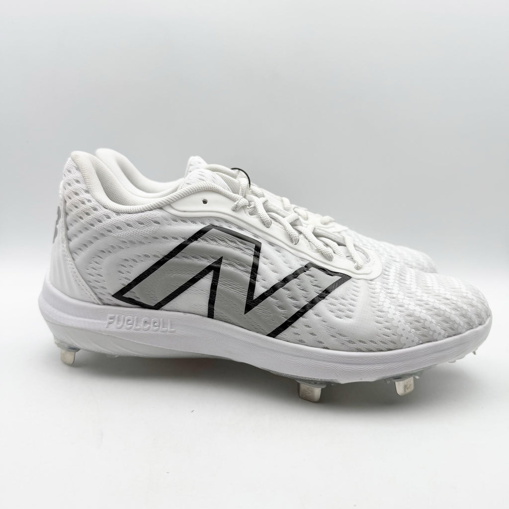 New Balance Mens FuelCell 4040v7 Cleats Size 12 White Black Metal Baseball NWOB