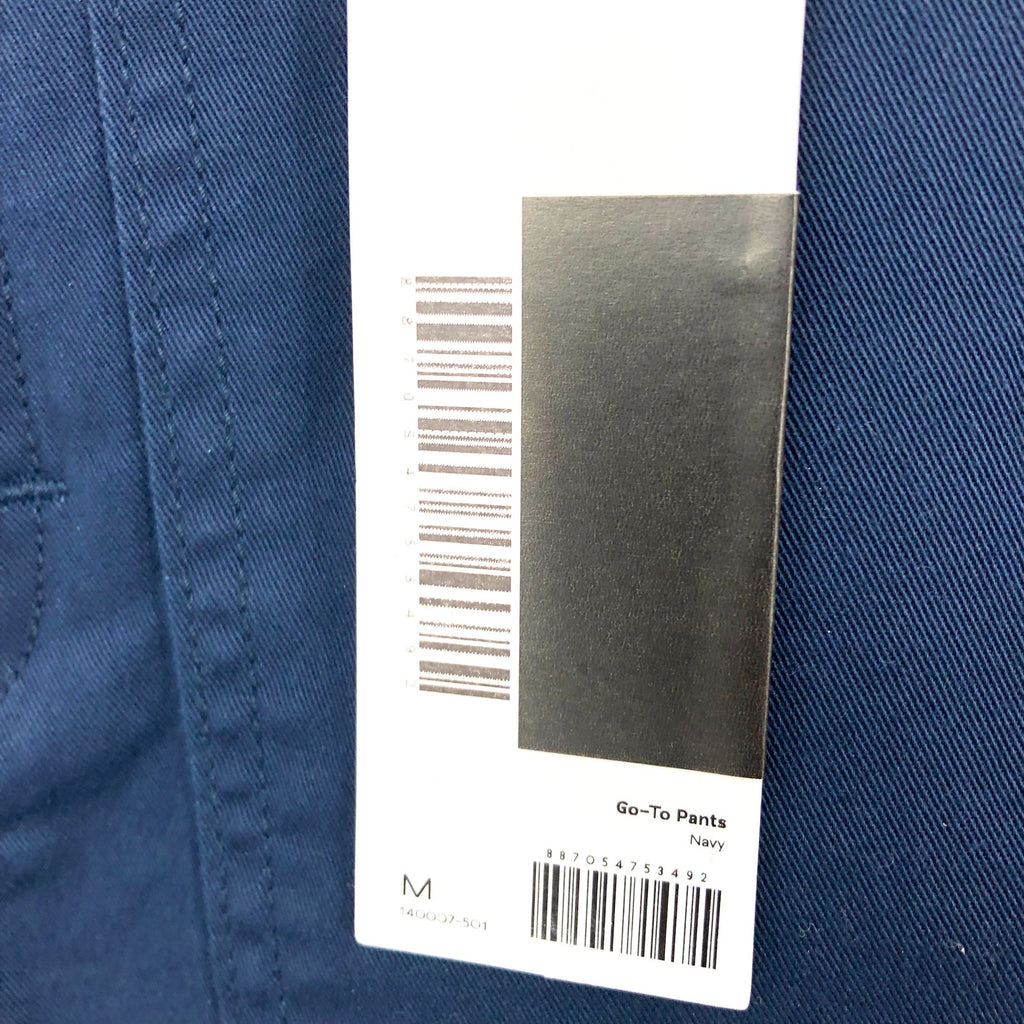 LABEL Women Go-to Pants Medium Navy Blue Relaxed Fit High Rise Crop Pockets NWT