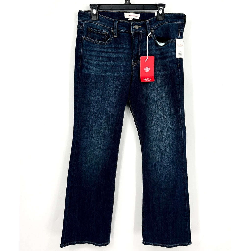 Lucky Brand Womens Sweet Bootcut Jeans 10/30 Blue Agate Mid Rise Stretch NWT