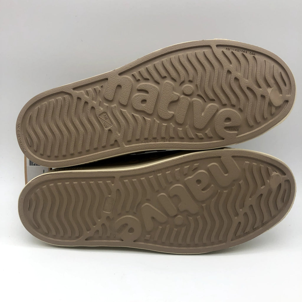 Native Unisex Jefferson Shoes Mens 6 Womens 8 Brown Tan EVA Slip On Sneakers NIB