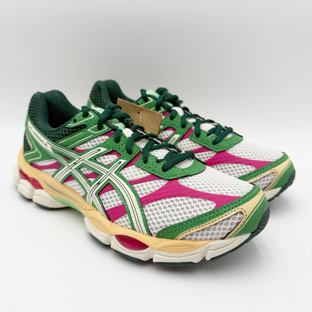 ASICS Womens Gel-Cumulus 16 Athletic Shoes Size 6.5 Green Multicolor Running NIB