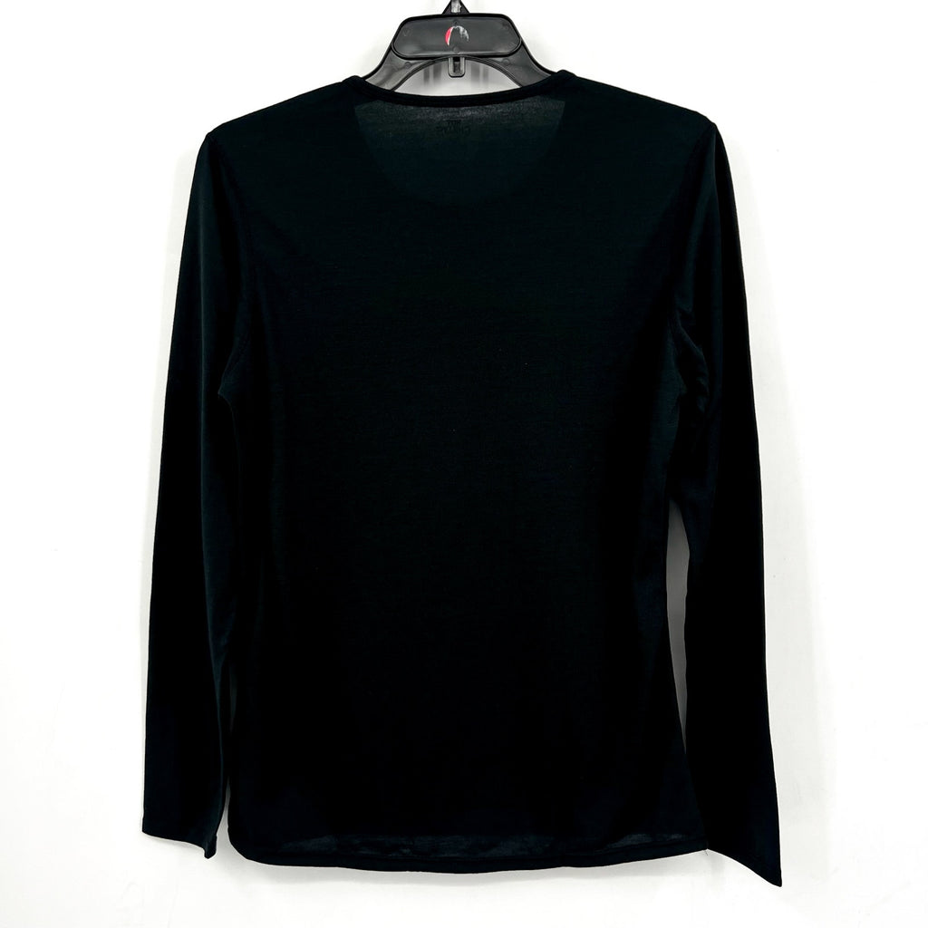 HOT CHILLYS Women's Pepper Skins Crewneck Top Medium Black Base Layer NWOT