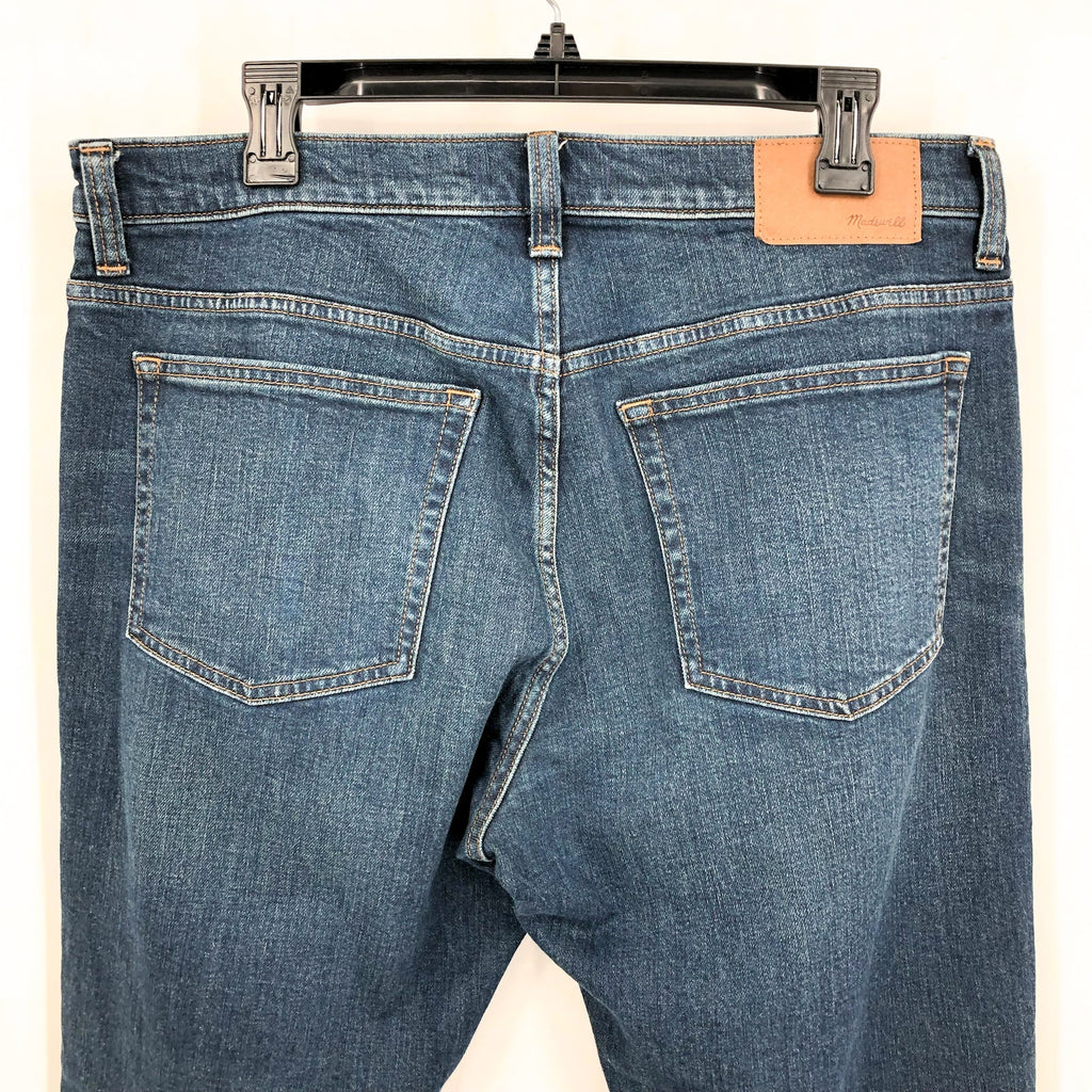 MADEWELL Men's Slim Jeans 34x32 Blue Stratfield Wash Stretch Denim NA991 NWOT