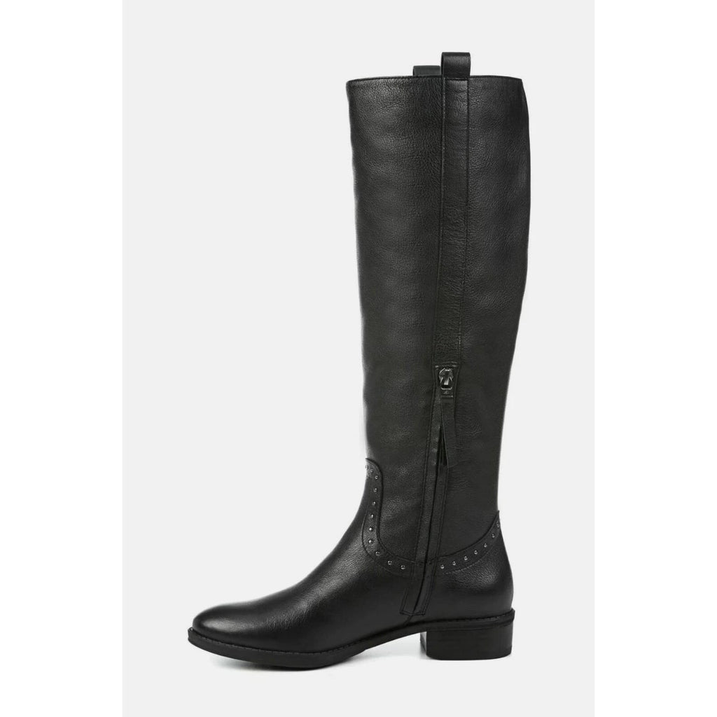 Sam Edelman Womens Prina Knee High Riding Boots Size 8 EU 38 Black Leather NWOB