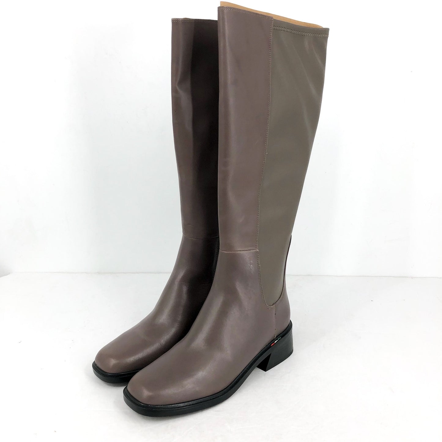 Franco Sarto Womens Giselle Knee High Boots US 7.5 M EU 38 Grey Leather NWOB