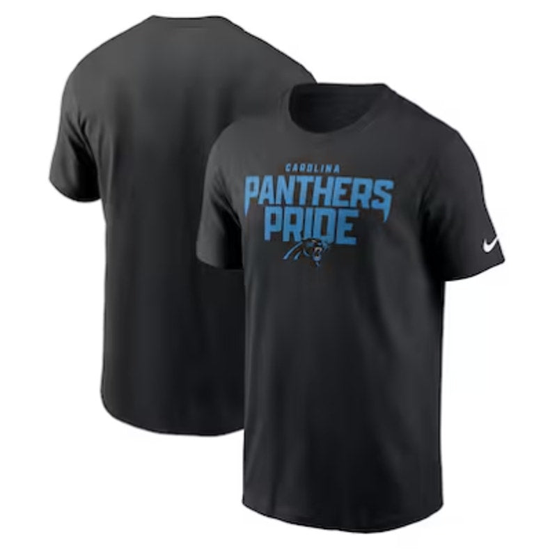 NIKE Mens Carolina Panthers - Panthers Pride T-Shirt Medium Black Blue NWT