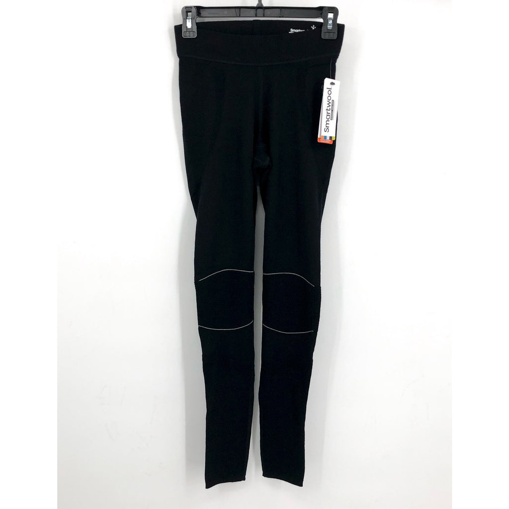 SMARTWOOL Womens Intraknit Merino Base Layer Bottom Small Black Thermal Max NWT