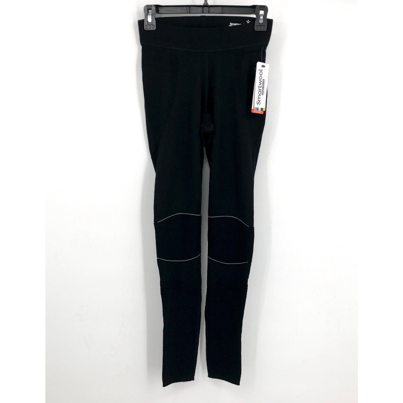 SMARTWOOL Womens Intraknit Merino Base Layer Bottom Small Black Thermal Max NWT