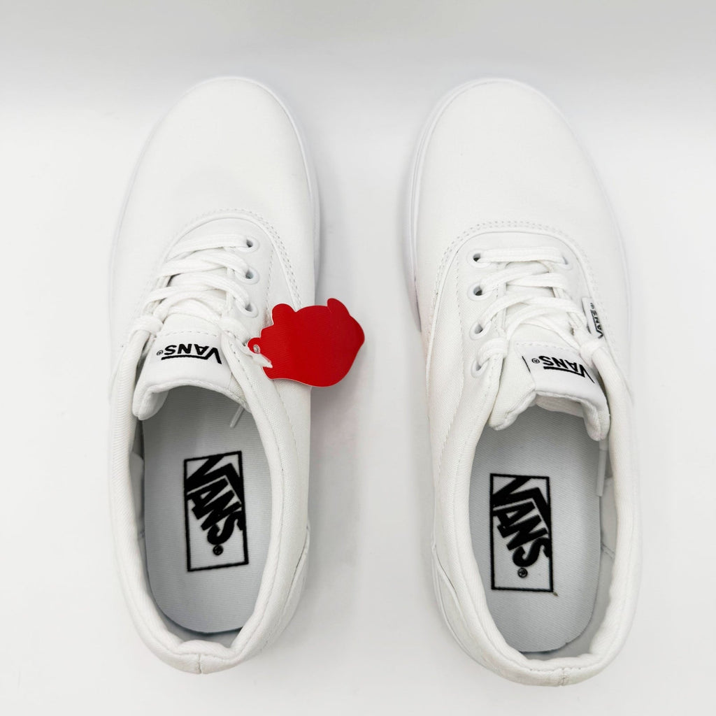 Vans Womens Doheny Platform Casual Sneakers Size 7.5 White Canvas NWT