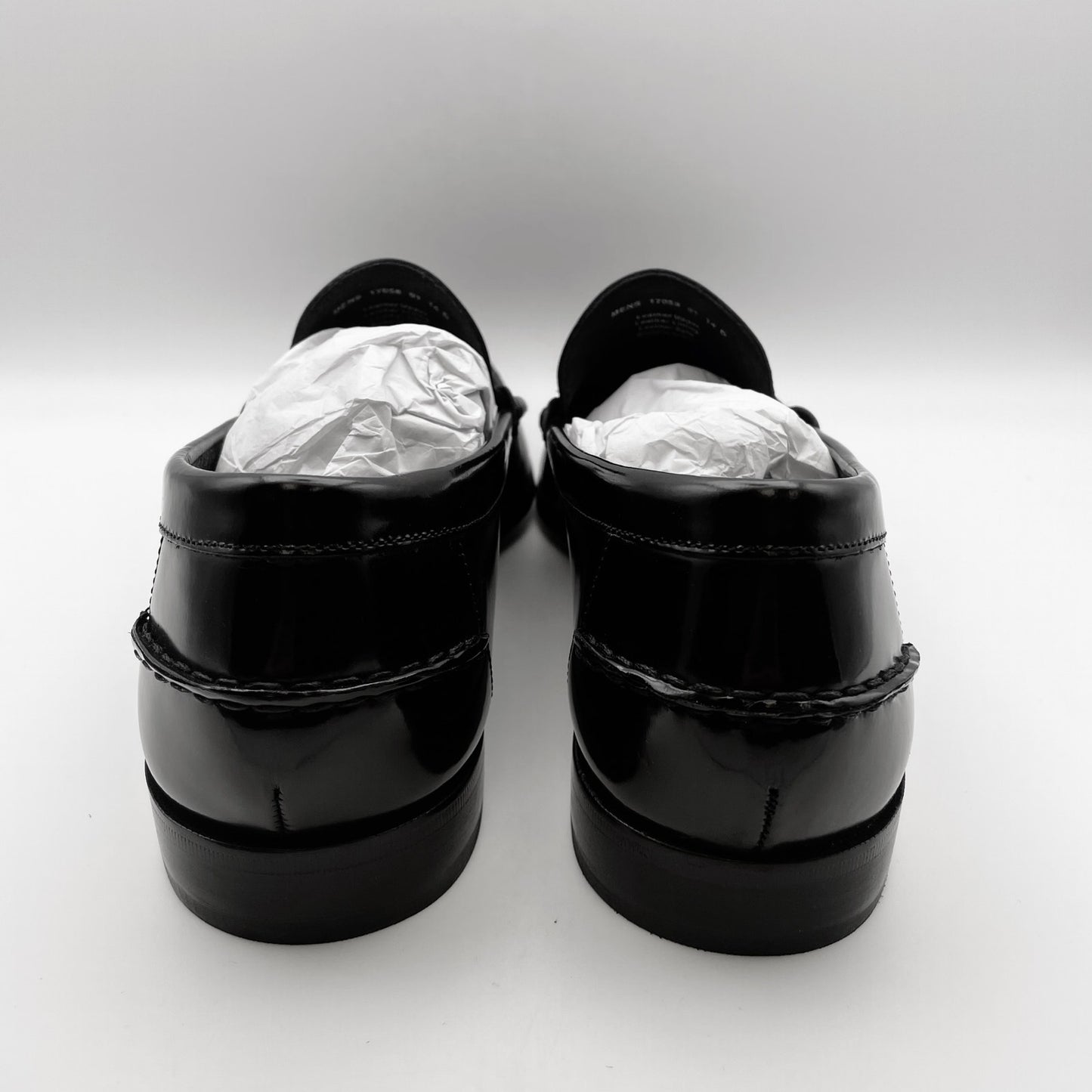 Florsheim Mens Berkley Penny Loafers US 14 D EU 47 Black Leather NIB