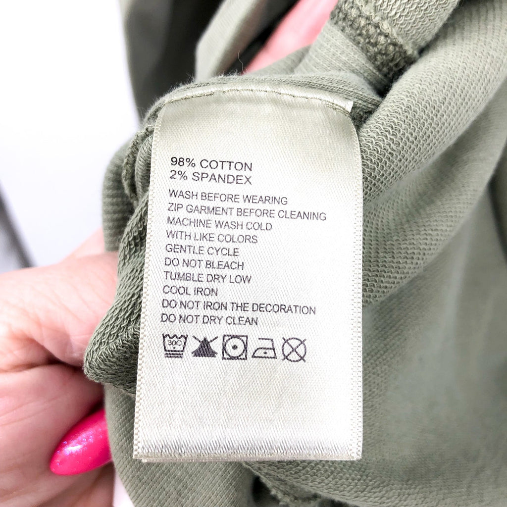 TOMMY BAHAMA Men's Ben And Terry Half Zip Sweatshirt XXL Green Tea Leaf NWT