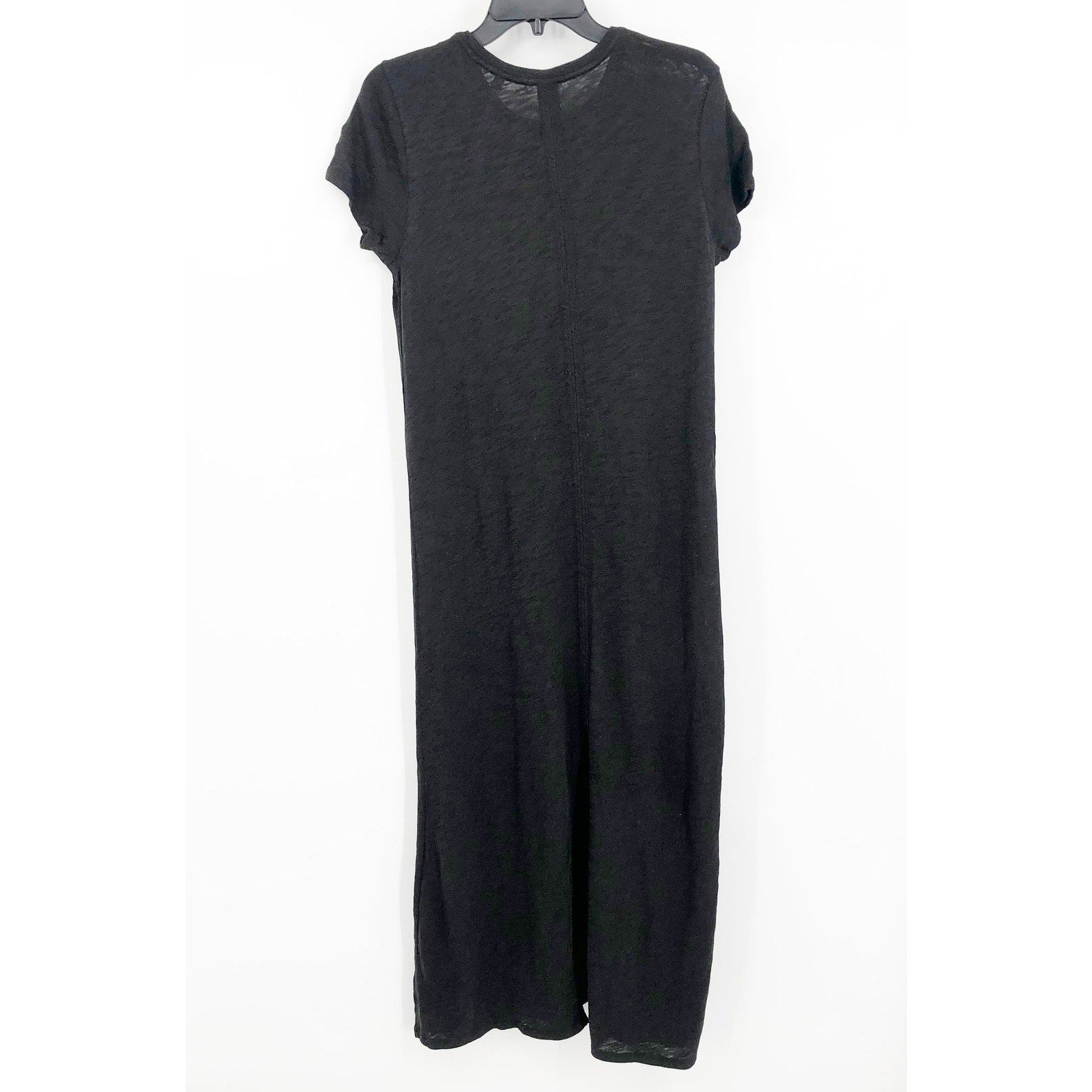 ATM ANTHONY THOMAS MELILLO Tee Midi Dress Small Black Crewneck Short Sleeve NWT