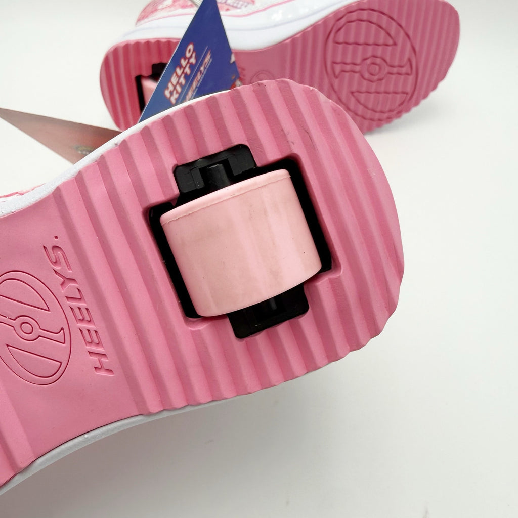Heelys Girls Veloz Chi Hello Kitty Sneakers US 3 EU 34 Pink Canvas NIB