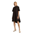 EVERLANE Women's The Daytripper Dress Medium Black Oversized Short Sleeve NWT