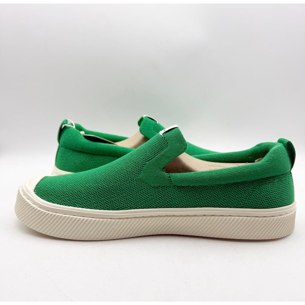Cariuma IBI Slip On Casual Sneakers Mens 10.5 Womens 12 Green Knit Bamboo NIB