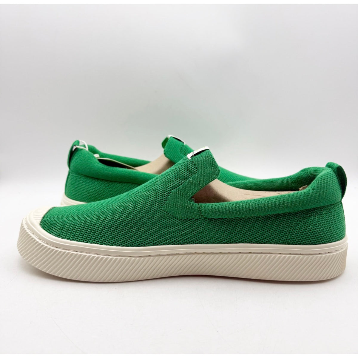 Cariuma IBI Slip On Casual Sneakers Mens 10.5 Womens 12 Green Knit Bamboo NIB