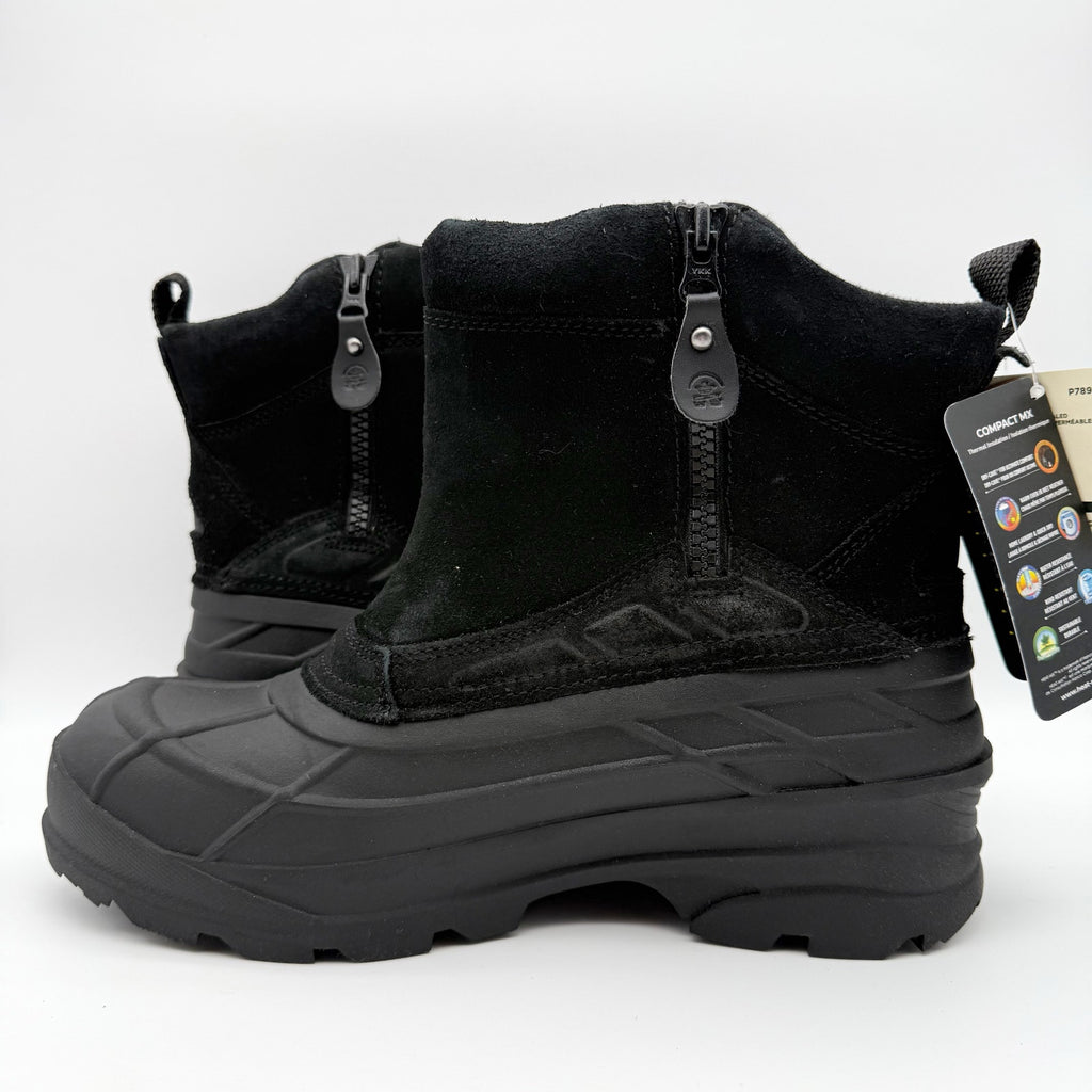 Kamik Mens Champlain 3 Winter Boot US 12 EU 45 Black Suede Waterproof NIB