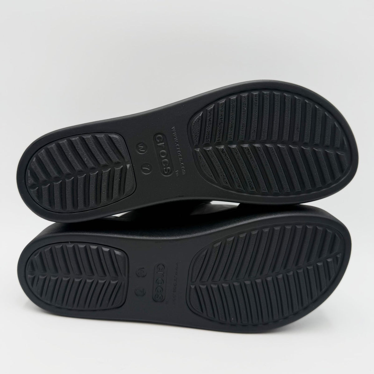 Crocs Womens Brooklyn Buckle Low Wedge Sandals Size 7 EU 37-38 Black NWT