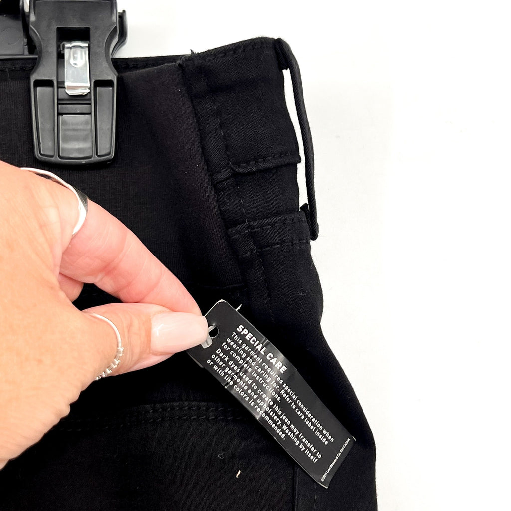 LEVI'S Strauss Signature Gold Baby Bump Skinny Jeans XL Black Maternity NWT
