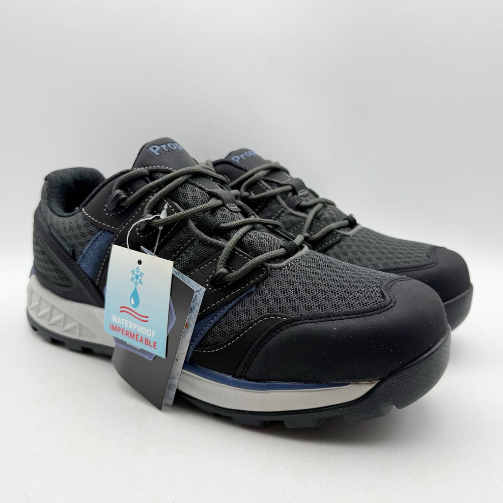 PROPET Mens Vercors Hiking Shoes US 9 Extra Wide 3E Grey Nubuck Waterproof NIB