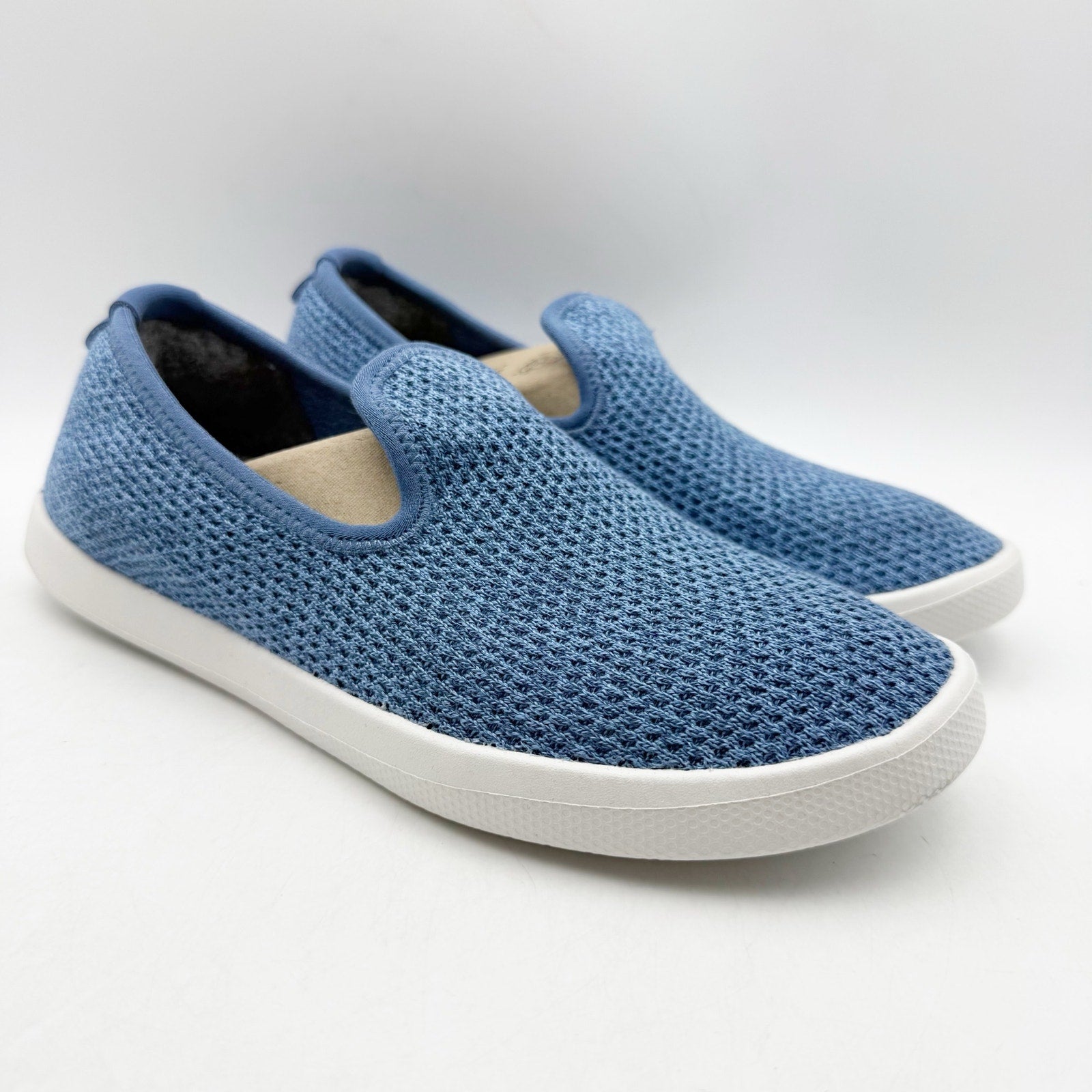 AllBirds Womens Tree Lounger Slip On Sneakers Size 5 Blue Casual Shoes NIB